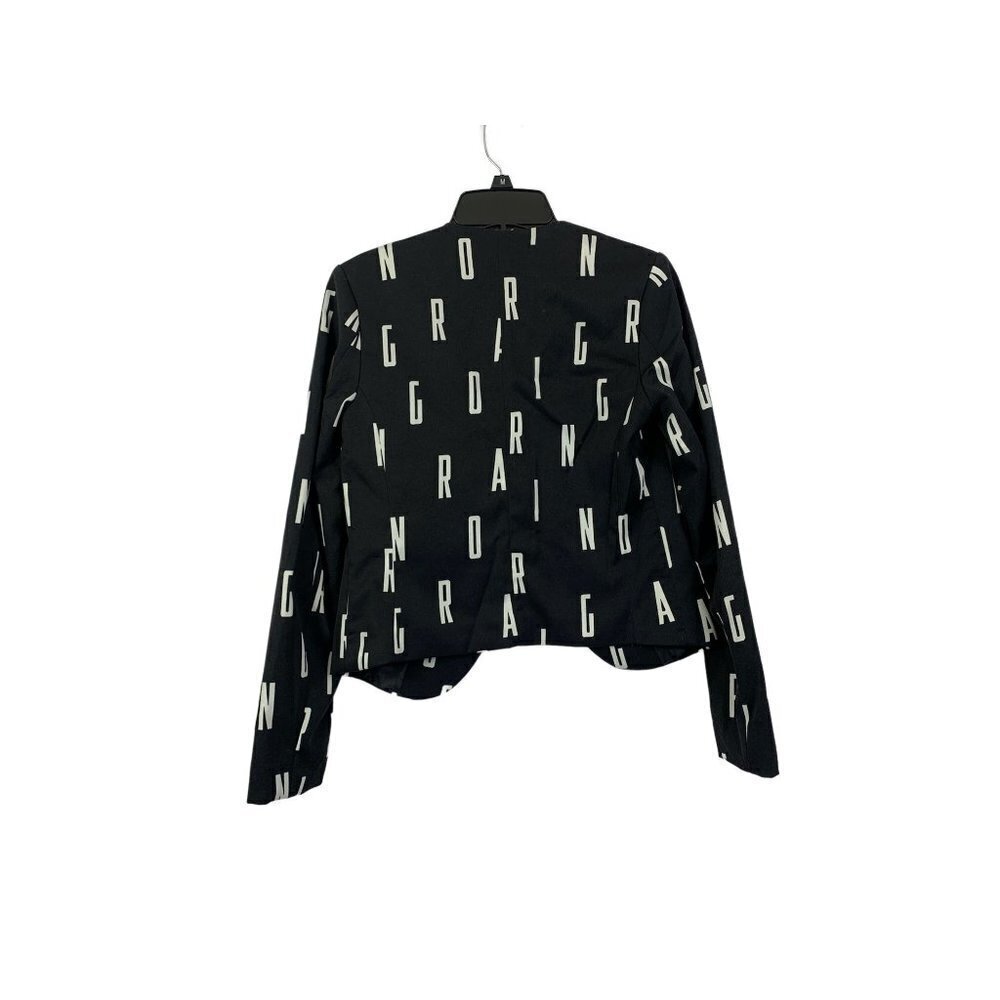 Divided H&M Women's Letter Black Blazer - Picture 2 of 7